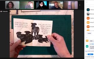 Se realizó exitoso primer encuentro del taller virtual de Minizines y Miniprints