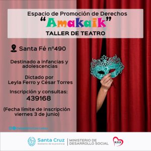 Se abre la inscripción a talleres para infancias y adolescencias en el Espacio Amakaik