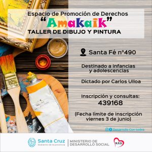 Se abre la inscripción a talleres para infancias y adolescencias en el Espacio Amakaik