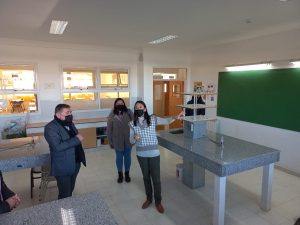 Avanzan con agenda de trabajo en instituciones educativas de Río Gallegos