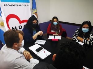 Realizaron encuentro de articulación entre el equipo de Desarrollo Social de Caleta Olivia y Directivos del Hospital Zonal