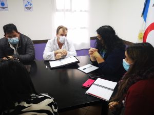 Realizaron encuentro de articulación entre el equipo de Desarrollo Social de Caleta Olivia y Directivos del Hospital Zonal