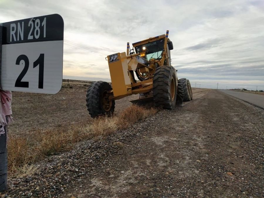 Vialidad Provincial concreta labores en Puerto Deseado