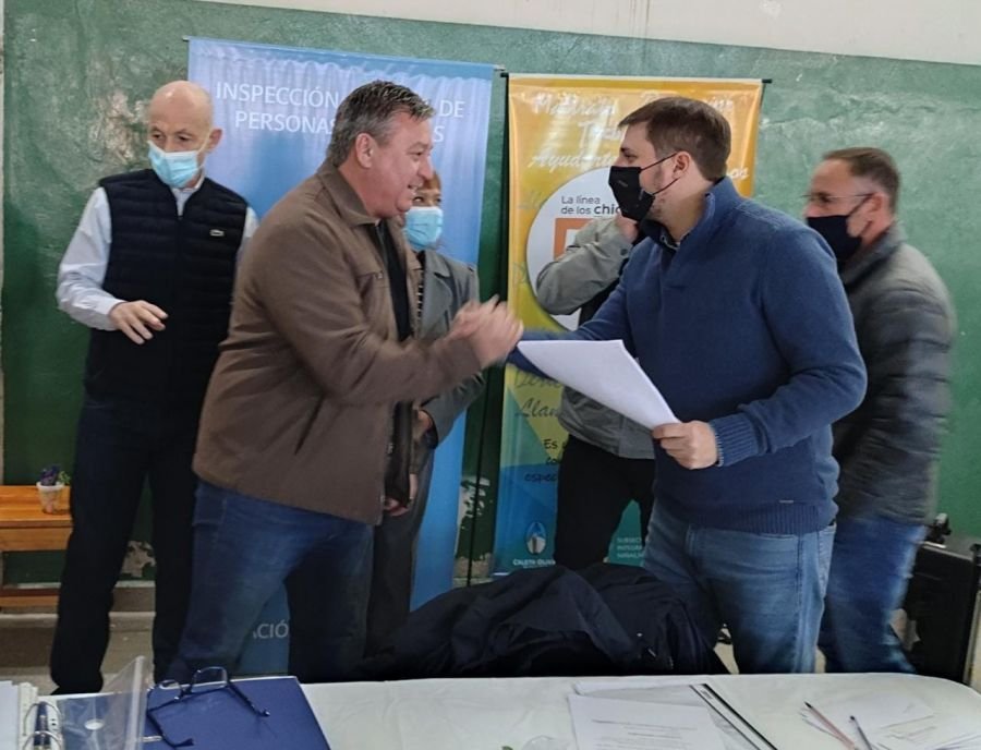 Autoridades del Gobierno de Santa Cruz desarrollaron agenda de trabajo en Caleta Olivia