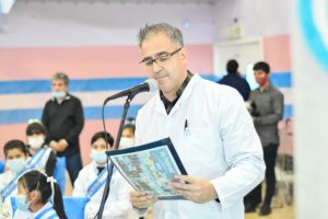Estudiantes de Escuelas Primarias de Santa Cruz realizaron la Promesa a la Bandera