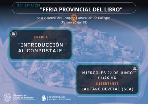 La Secretaría de Ambiente participa de la 28° Feria Provincial del Libro