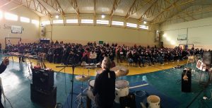 El músico Jorge Araujo llevó adelante seminarios motivacionales en Zona Norte