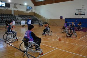 Concretaron clínica de básquet sobre silla de ruedas en Gobernador Gregores