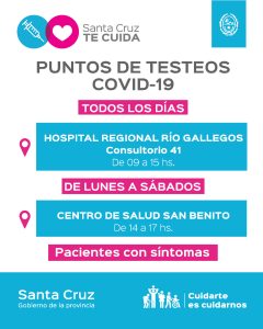 Río Gallegos: El vacunatorio vuelve a funcionar en el Complejo Cultural