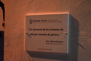 Se inauguró el Paseo de la Diversidad “Marcela Chocobar” en Río Gallegos