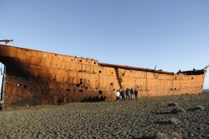 Comienzan los trabajos para el análisis de la corrosión del Marjorie Glen