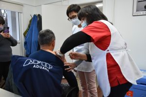 Concretaron jornada de vacunación a personal de organismos nacionales