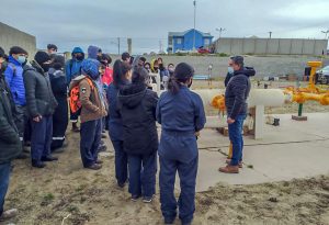 Estudiantes de la Escuela Industrial Nº 10 de Caleta Olivia recorrieron la planta de Distrigas S.A.