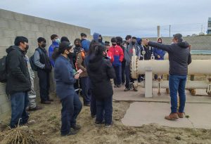 Estudiantes de la Escuela Industrial Nº 10 de Caleta Olivia recorrieron la planta de Distrigas S.A.