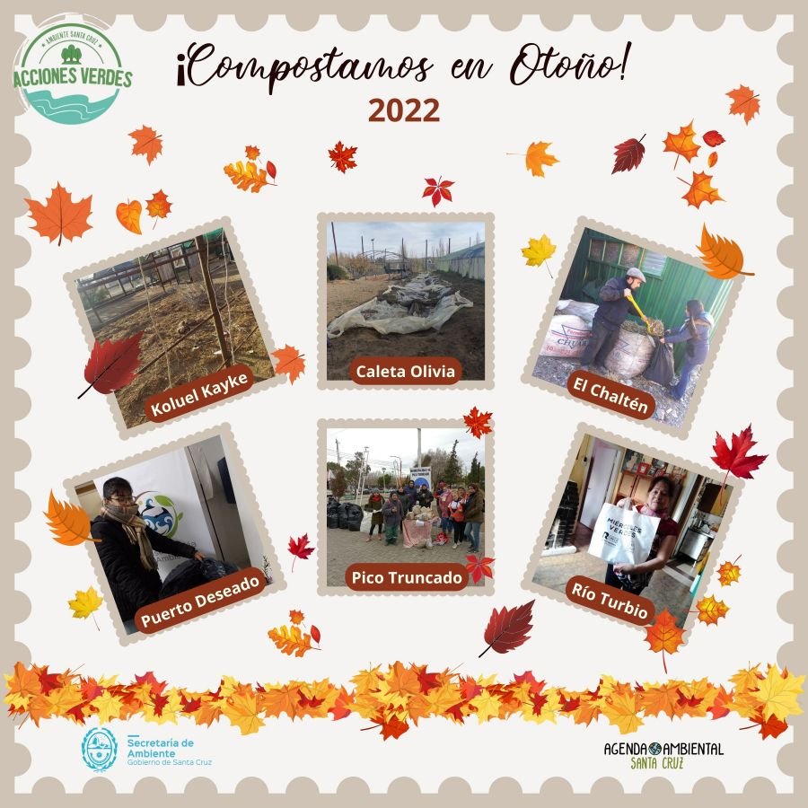Finalizó la tercera edición de “Compostando en Otoño” en Santa Cruz