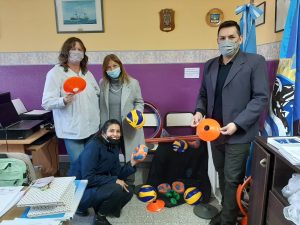 Concretaron entrega de elementos deportivos para instituciones educativas de Río Gallegos