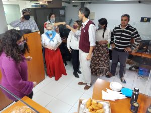El Instituto de Energía conmemoró el 9 de Julio vestido de celeste y blanco