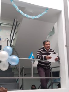 El Instituto de Energía conmemoró el 9 de Julio vestido de celeste y blanco