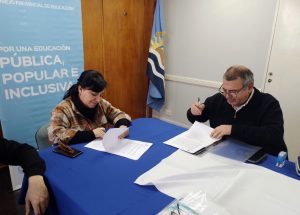 Educación concretó firma de convenio con el Club Hispano Americano