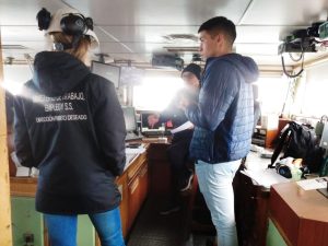 Puerto Deseado: Se controlaron las condiciones de seguridad e higiene en la pesca