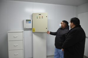 Avanza la obra del hospital modular de Caleta Olivia