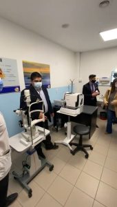 Salud inauguró un consultorio oftalmológico en el Hospital de Caleta Olivia
