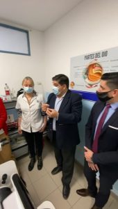 Salud inauguró un consultorio oftalmológico en el Hospital de Caleta Olivia