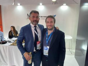 Sergio Massa visitó el stand del Instituto de Energía en el AOG Patagonia 2022