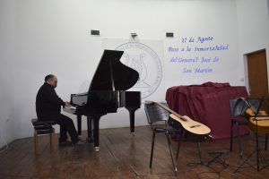 Realizaron un acto en conmemoración del General San Martín y en memoria del Reverendo Padre Eugenio Rosso