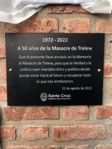 A 50 años de la “Masacre de Trelew” se realizó el acto central en el Centro Cultural por la Memoria