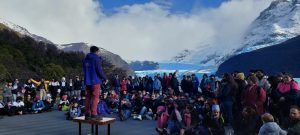 Estudiantes llevan adelante experiencias educativas en el Parque Nacional Los Glaciares