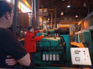 Estudiantes del CEFyAP N°5 Anexo Los Antiguos visitaron la Usina Eléctrica
