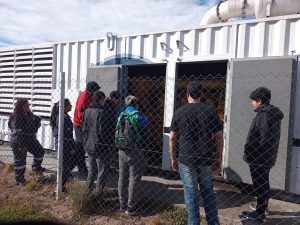 Estudiantes del CEFyAP N°5 Anexo Los Antiguos visitaron la Usina Eléctrica