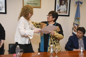 Mirta Rojas fue puesta en funciones como vocal por el Ejecutivo de la Caja de Previsión Social