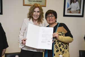 Mirta Rojas fue puesta en funciones como vocal por el Ejecutivo de la Caja de Previsión Social