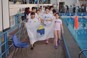 Autoridades Provinciales participaron del acto inaugural del XXIIIº Torneo Hispanista de Natación
