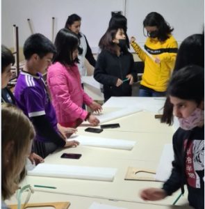 Estudiantes participaron de un Taller de Confección en Puerto Santa Cruz