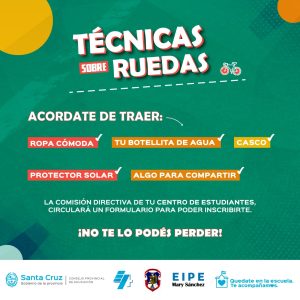 Invitan a estudiantes de la ETP a participar de la propuesta Técnica Sobre Ruedas