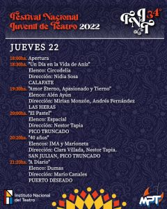 La Cartera Cultural participará del 34° Aniversario del Festival Juvenil De Teatro