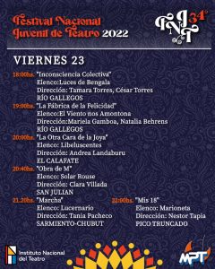 La Cartera Cultural participará del 34° Aniversario del Festival Juvenil De Teatro