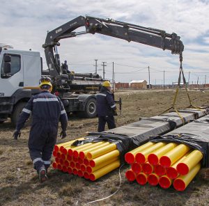 Cada vez más cerca: Avanza la segunda etapa de la red de gas en el Barrio 22 de Septiembre de Río Gallegos