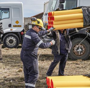 Cada vez más cerca: Avanza la segunda etapa de la red de gas en el Barrio 22 de Septiembre de Río Gallegos