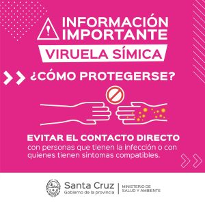 Confirman el segundo caso positivo de Viruela Símica en Santa Cruz