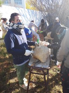Desarrollan un proyecto recuperación y revalorización de materiales patagónicos