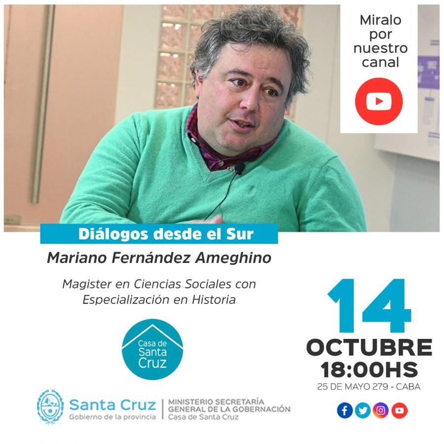 Diálogos desde el Sur: "Malvinas en el cine" con Mariano Fernández Ameghino