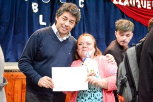 El Gobierno Provincial acompañó los festejos del 25° aniversario de la Biblioteca Rosita Llauquen