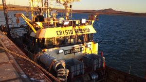Prospección de Centolla con el fresquero santacruceño “Cristo Redentor”