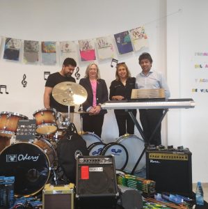 Desarrollo Social participó del lanzamiento de la “Banda Juvenil Ciudadana” en Caleta Olivia
