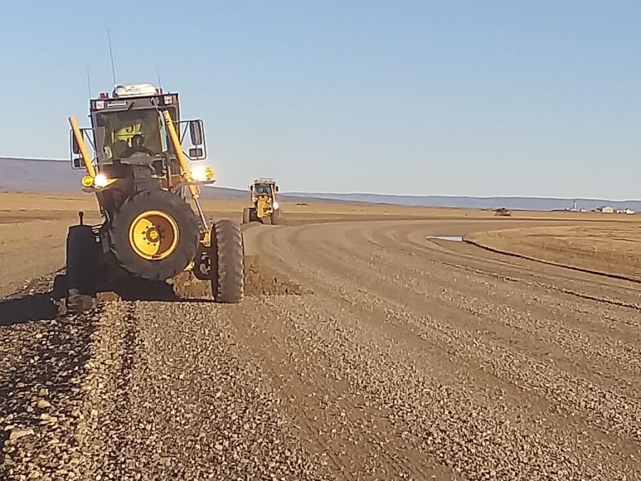 Vialidad Provincial concreta tareas en la Ruta Provincial Nº 25