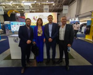 El Gobierno junto a la Cámara de Empresas del Golfo San Jorge recorrieron Expo Industrial y Comercial